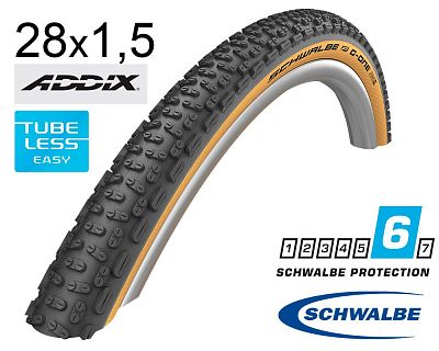 Превью  Велопокрышка SCHWALBE G-One Ultrabite 28"/700C Performance RaceGuard TLE Addix Кевлар
